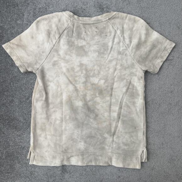 Lou & Grey Shirt Womens Extra Small Beige Tie Dye Raglan Pullover Casual Terry - Picture 6 of 6